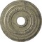 Ekena Millwork Oldham Ceiling Medallion (Canopies up to 8 5/8"), 18"OD x 3 3/8"ID x 7/8"P, Castle Stone Crackle CM18OL1CSC - alternate 1